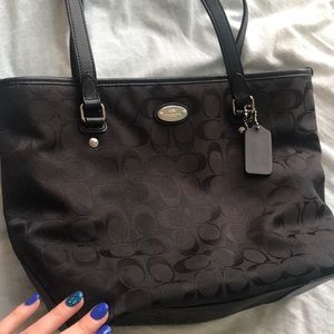 Black coach bag